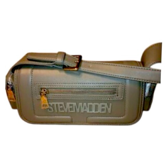 NWOT-STEVE MADDEN-BRAFEL SHOULDER BAG-OLIVE GREEN - Picture 1 of 8